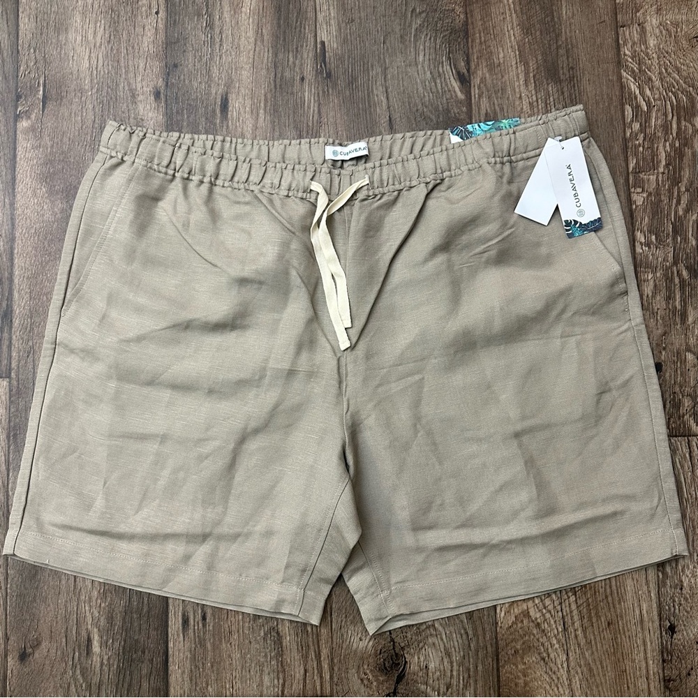 CUBAVERA Linen Viscose blend Blend Pull-On Lightweight Shorts Men’s Sz XL